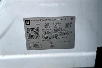 2020 CHEVROLET EQUINOX