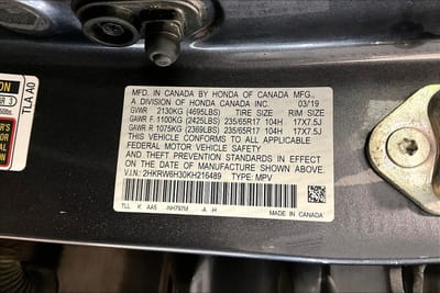 2019 HONDA CRV
