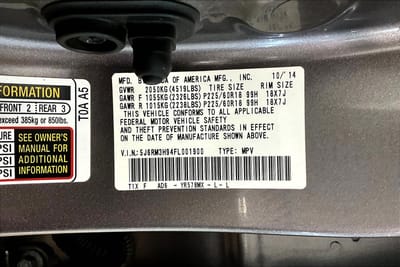2015 HONDA CR-V